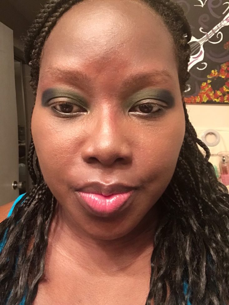 Boxycharm Tutorial January 2020 - Wearing Both Green And Blue Shades Together