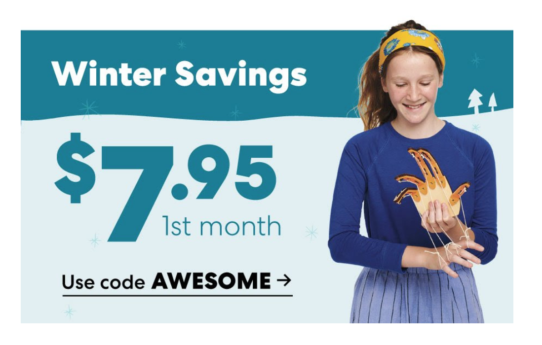 KiwiCo Sale – 60% Off Your First Box!