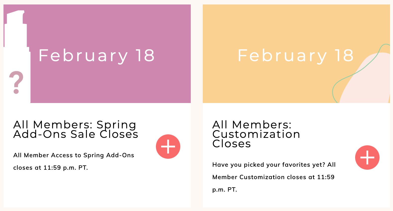 FabFitFun Spring 2020 Spoiler, AddOn + Customization Schedule! MSA