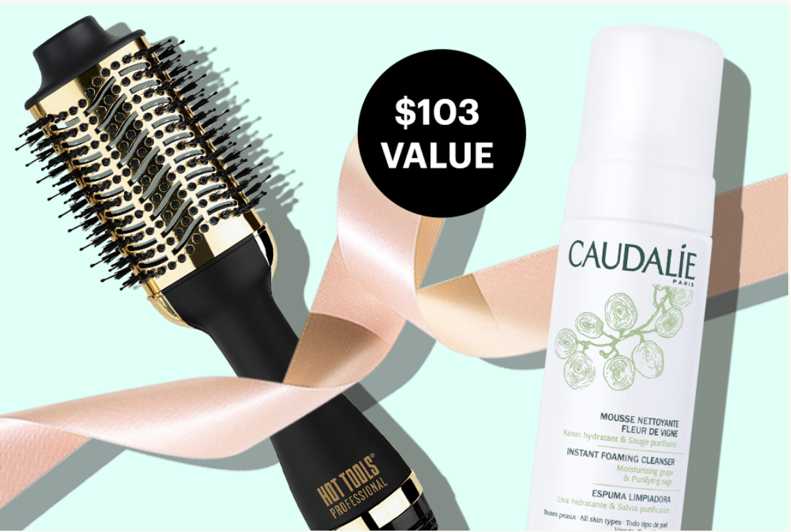 Allure Beauty Box Flash Sale – Free $75 Value Hot Tools Hair Styler + Caudalie Cleanser!