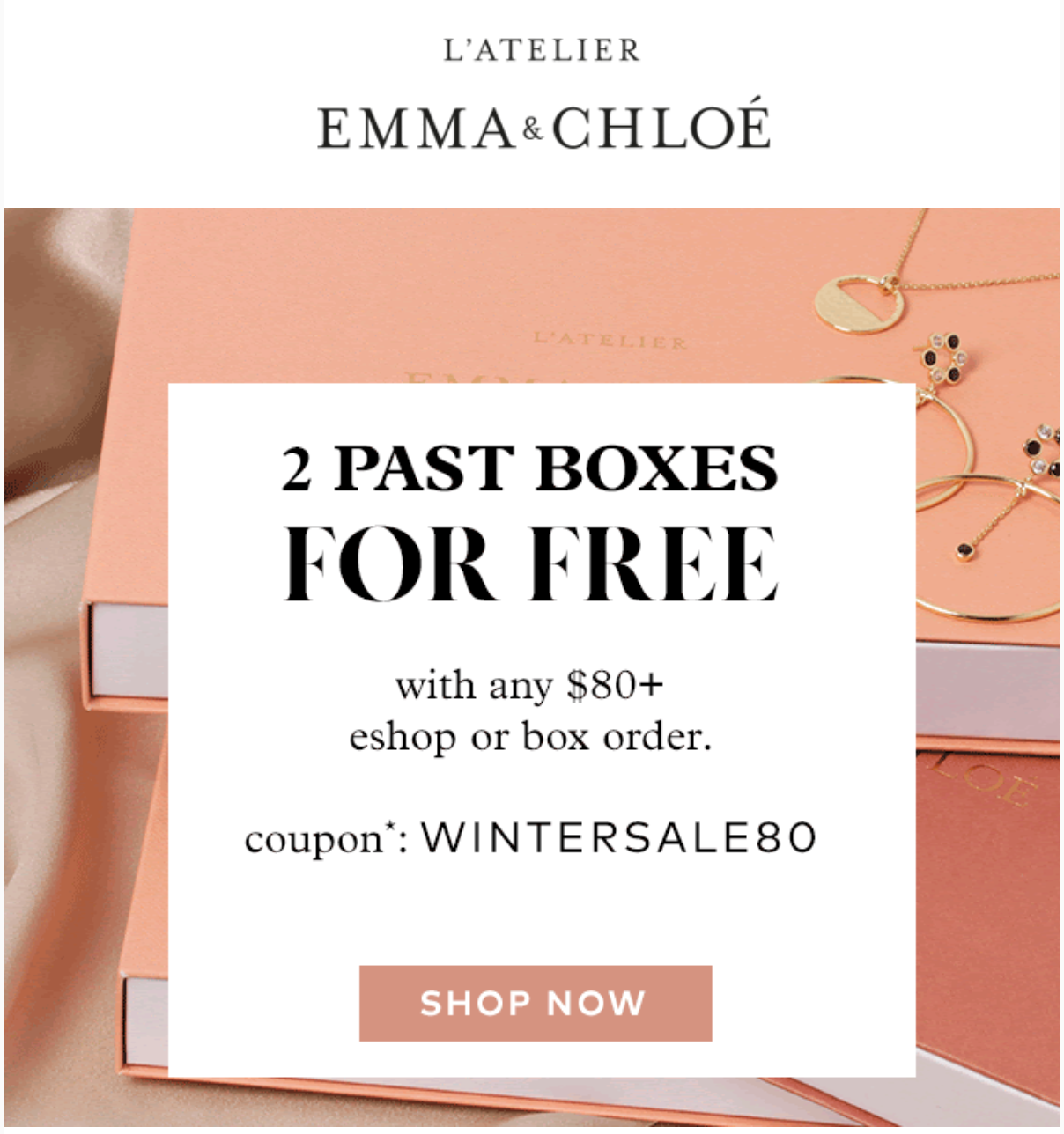 Emma & Chloe Deal – Get Two Past Boxes FREE With Subscription or Shop Purchase!