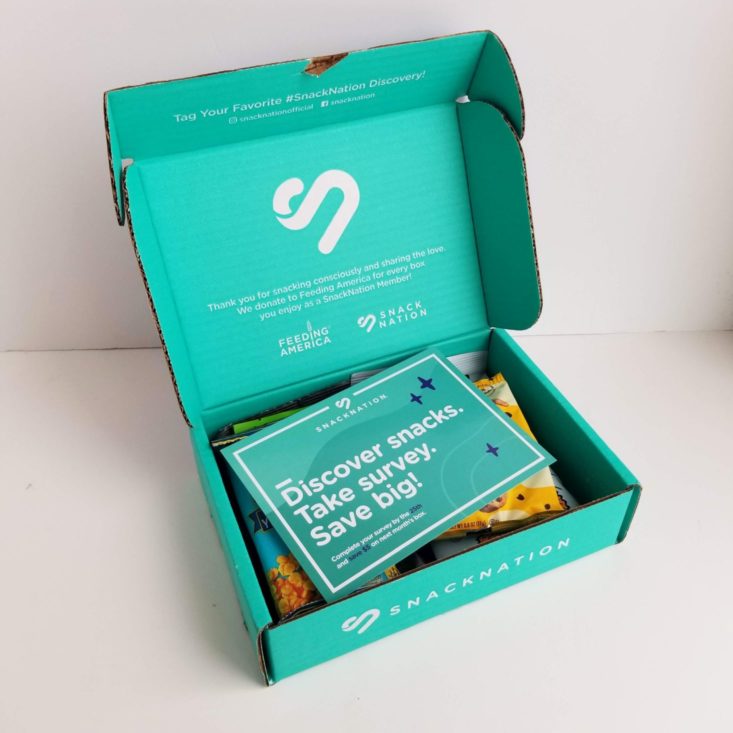 Snack Nation January 2020 packaging