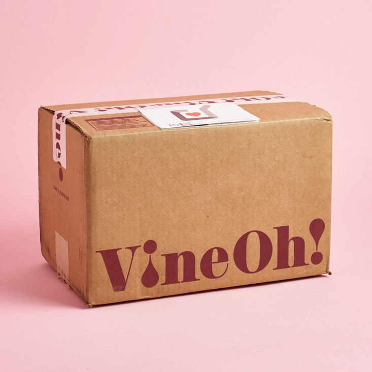 Vine Oh January 2020 wine subscription box review