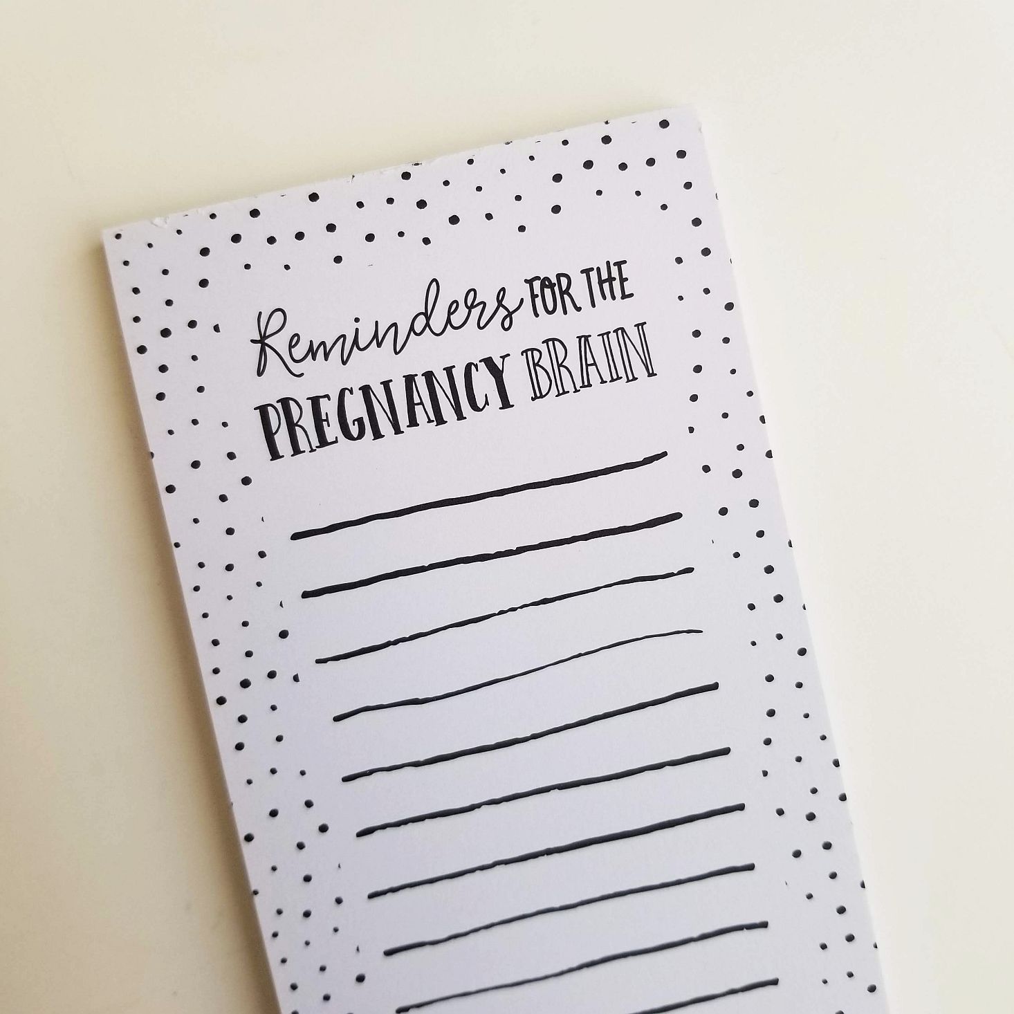Bump Boxes February 2020 notepad