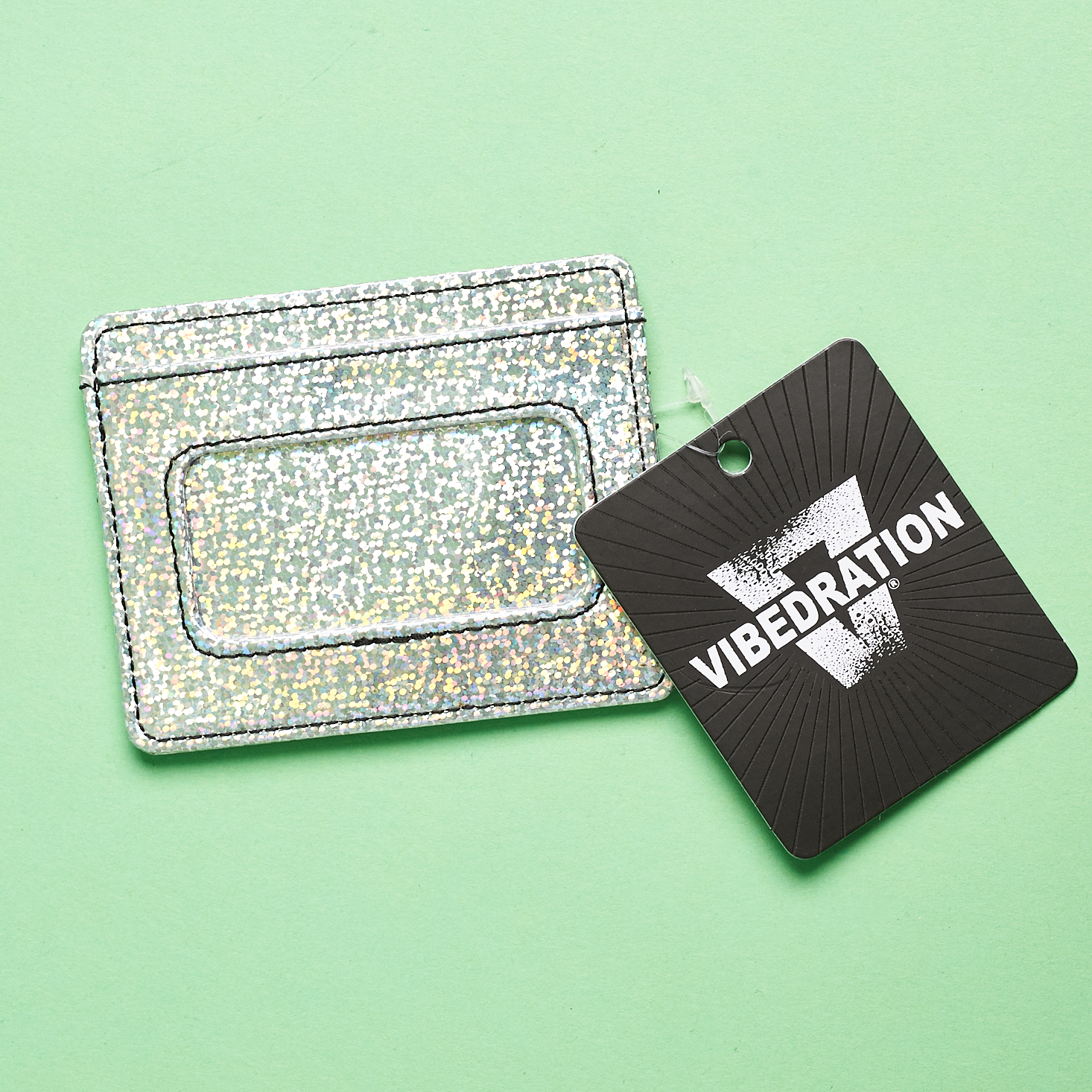 Festival Fashion Box February 2020 - vibedration holo card wallet with brand card