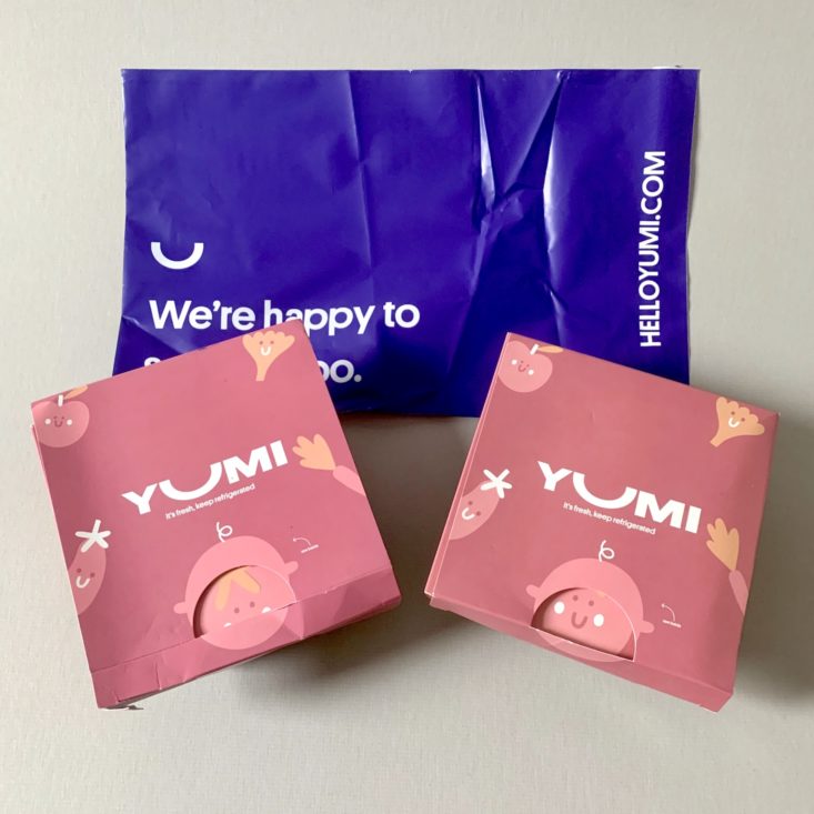 Yumi Baby Food Open Packaging