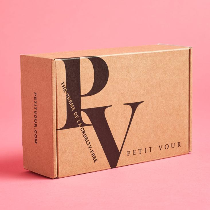 Petit Vour February 2020 vegan beauty subscription box review