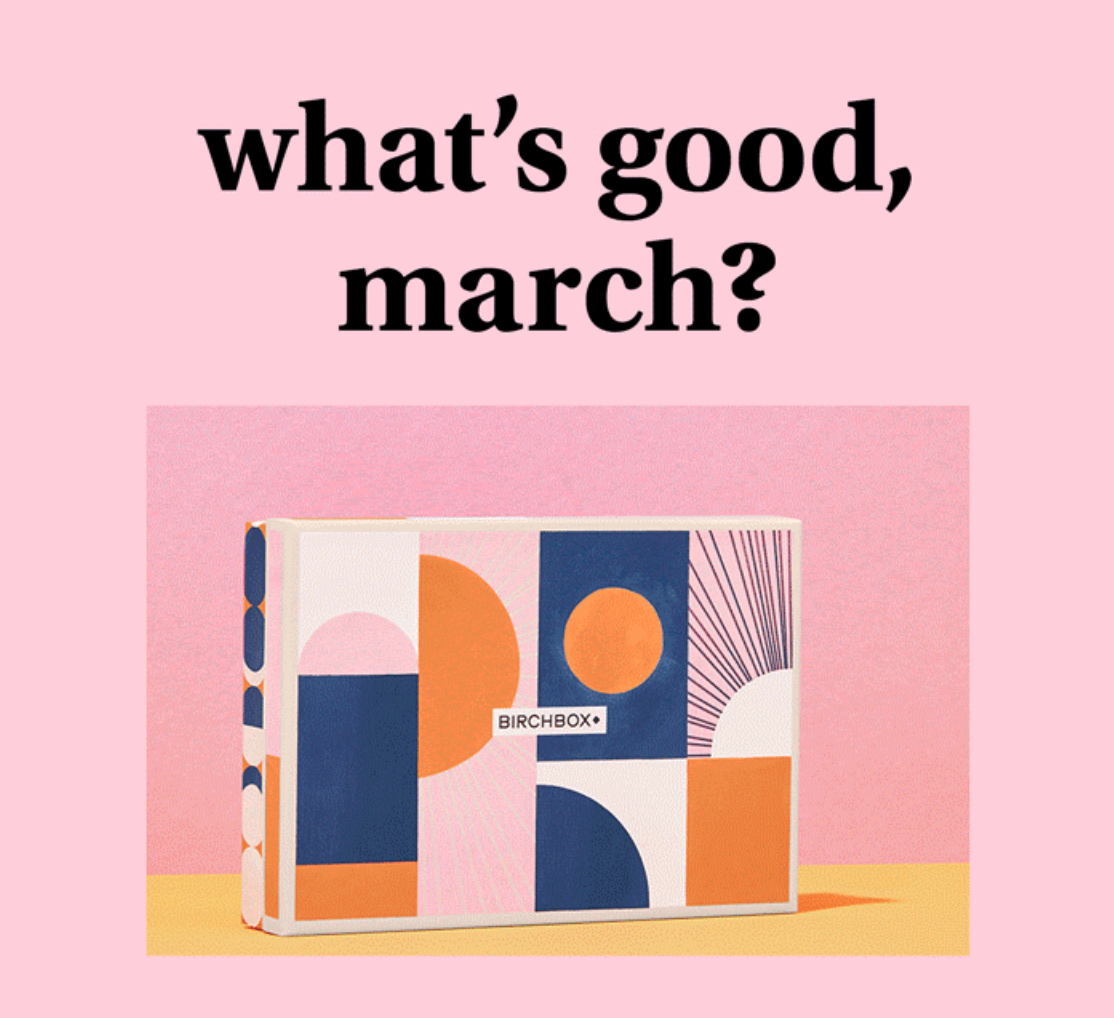 Birchbox March 2020 Sample Selection Time!