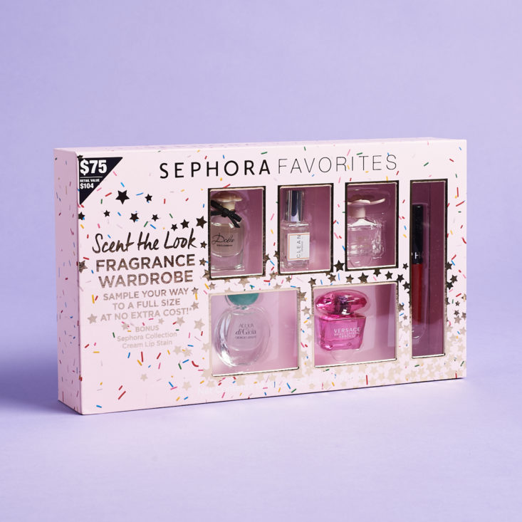 Sephora Scent the Look Wardrobe January 2020 perfume sampler review