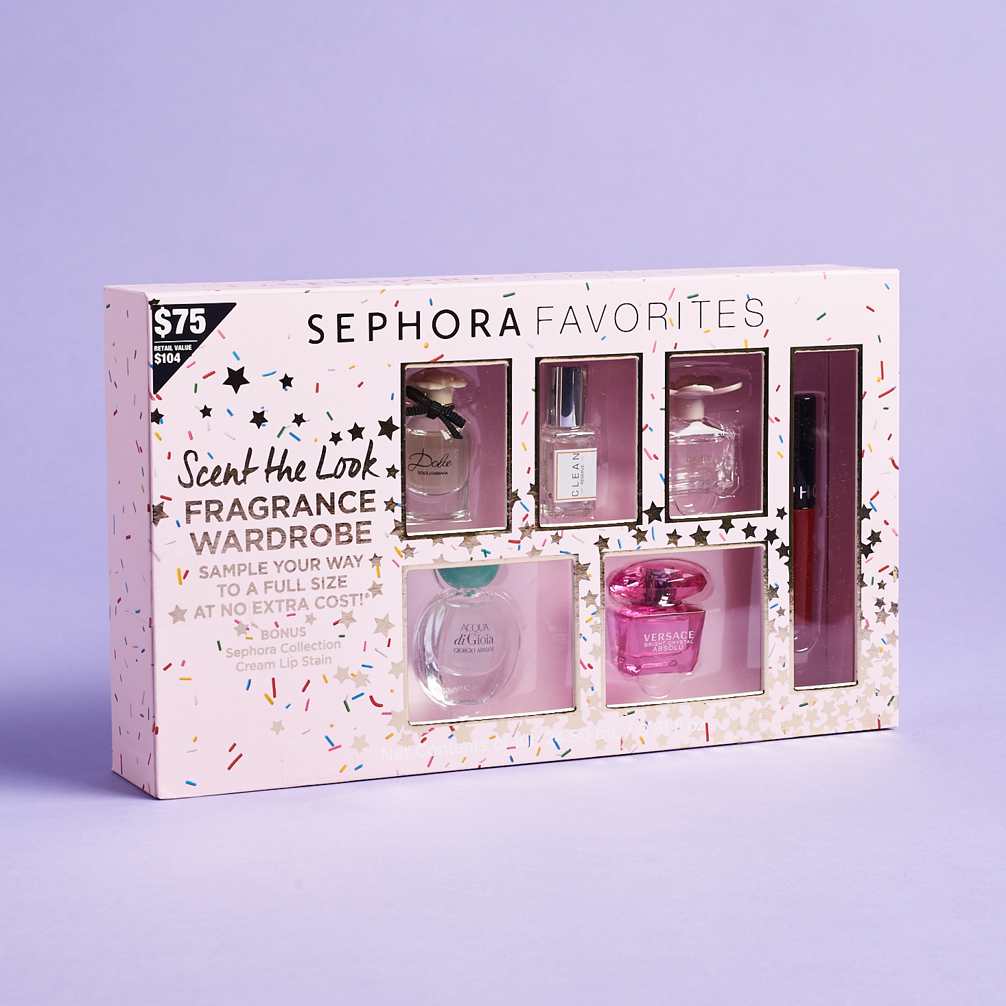 Sephora Deluxe Perfume Sampler Set, 8 favorites mini fragrances No