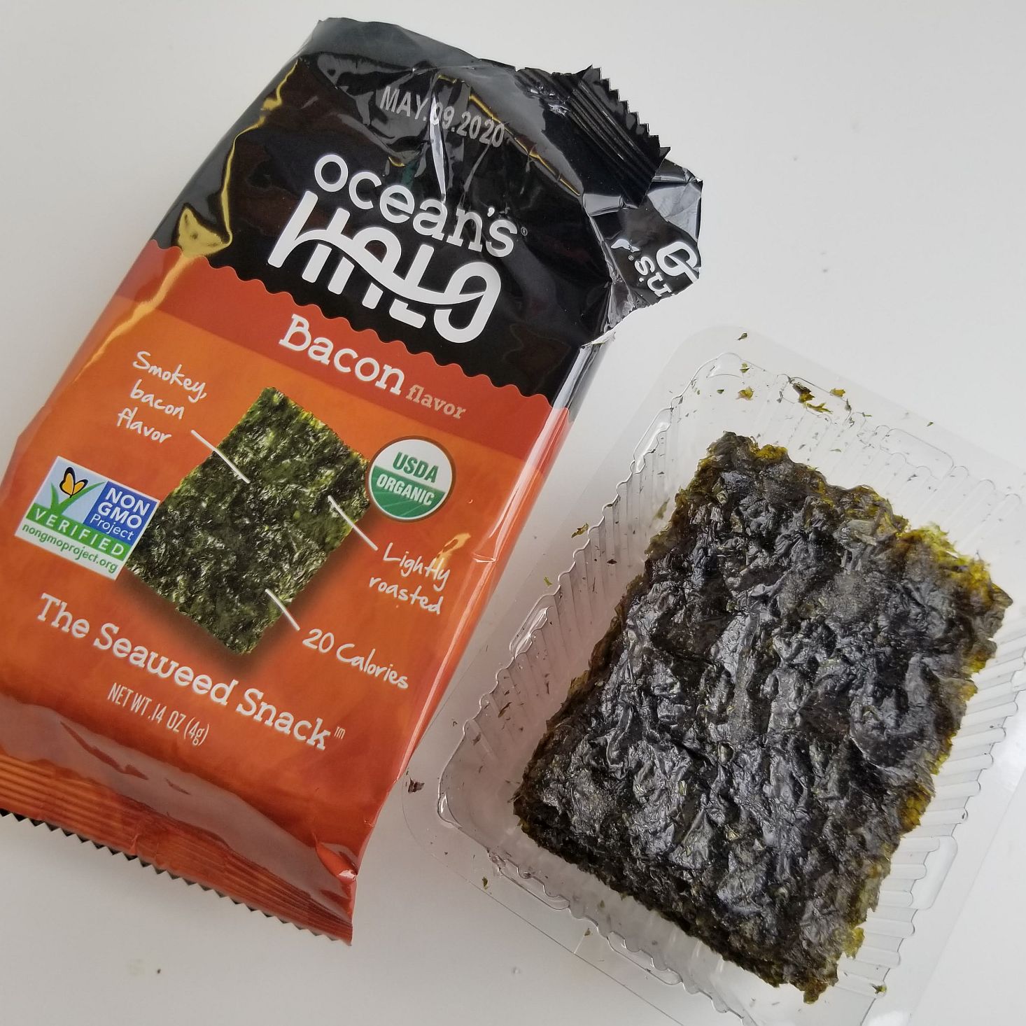 Snack Nation February 2020 seaweed open