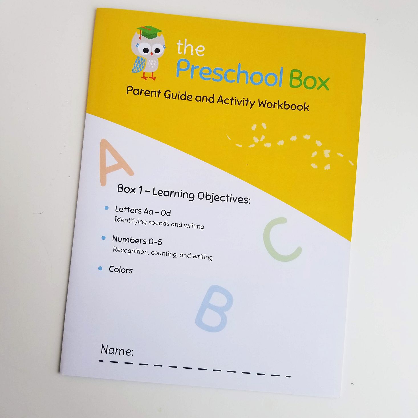 Preschool Box January 2020 info book cover