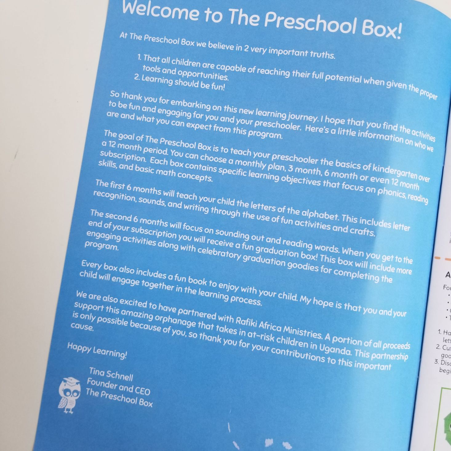 Preschool Box January 2020 intro page