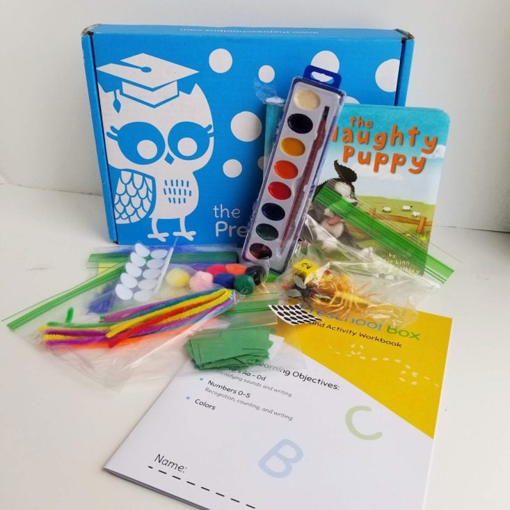 Preschool Box January 2020 all items