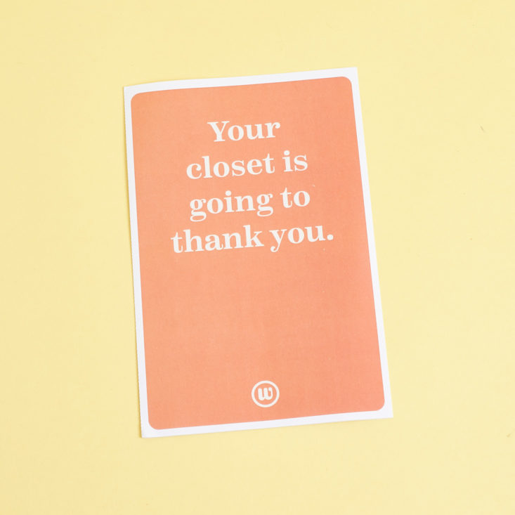 Wantable Fitness Edit February 2020 your closet is going to thank you