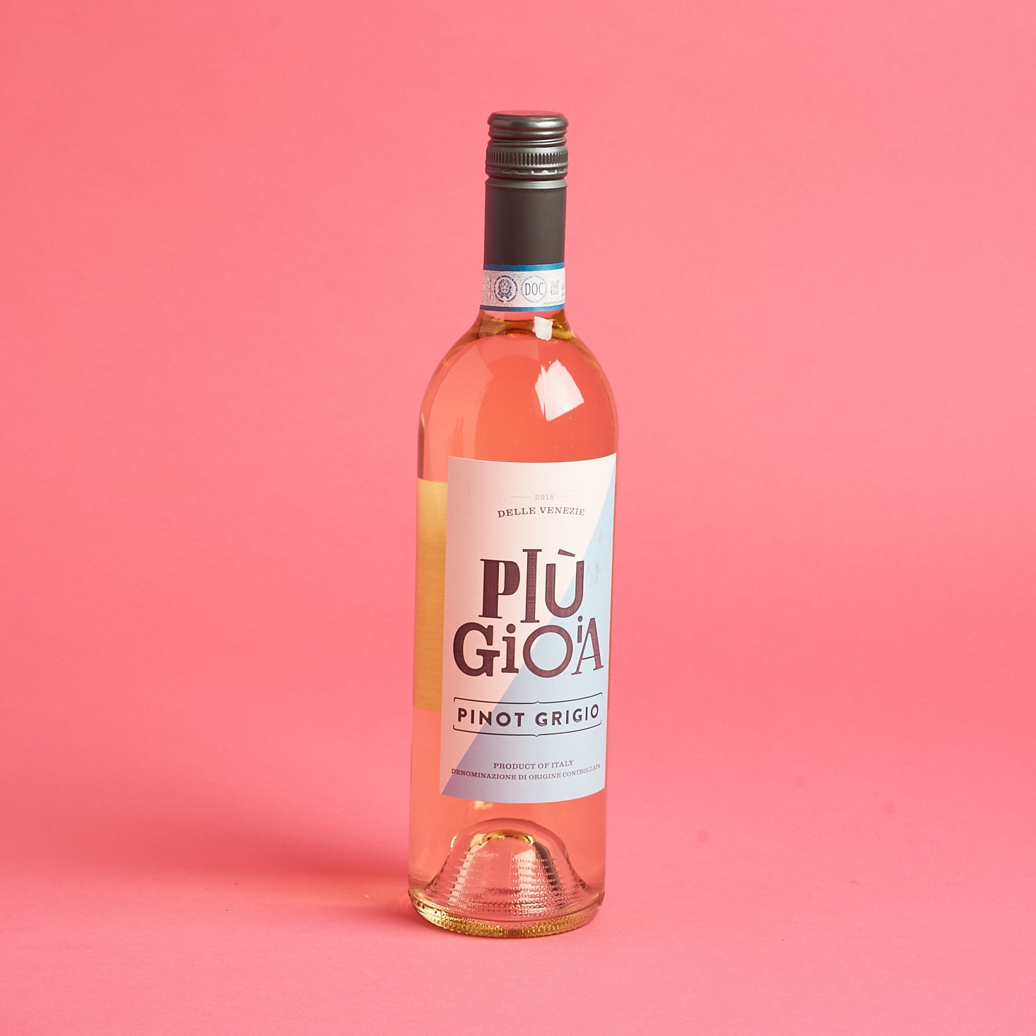 Winc February 2020 - piu gioia pinot grigio bottle