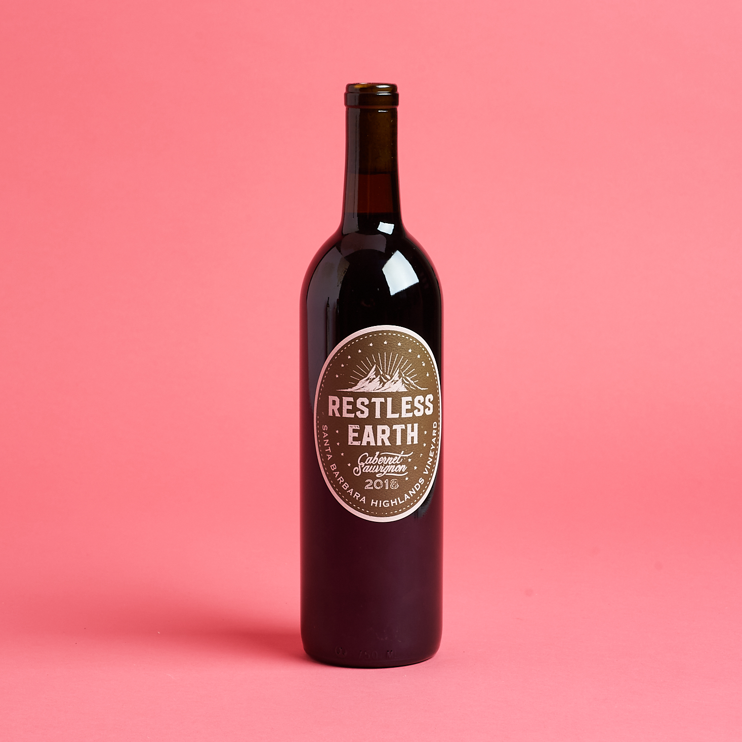 Winc February 2020 - restless earth cabernet sauvignon bottle