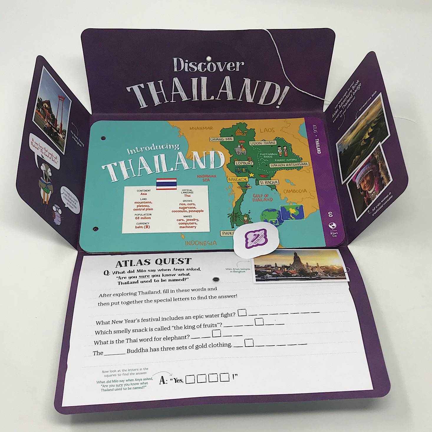 KiwiCo Atlas Crate Review + Coupon - Thailand | MSA