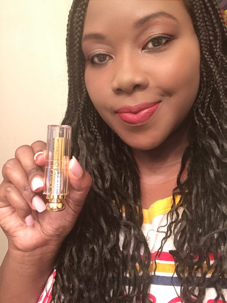 Boxycharm Tutorial March 2020 - Holding Up The Appeal Lipstick Product