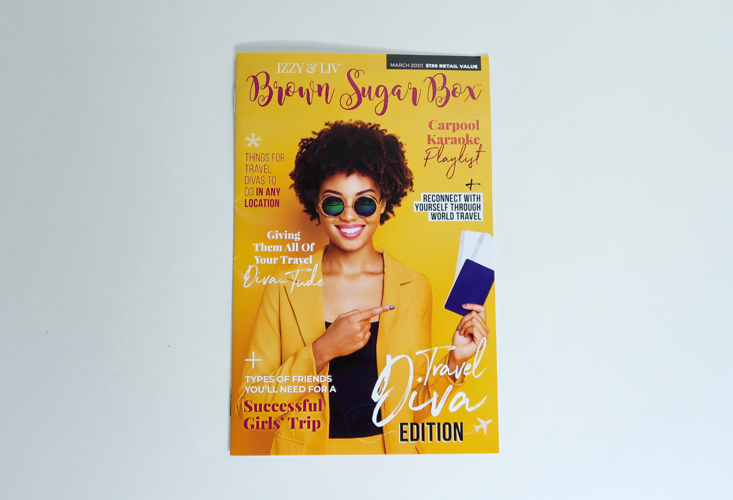 Magazine Cover for Brown Sugar Box March 2020