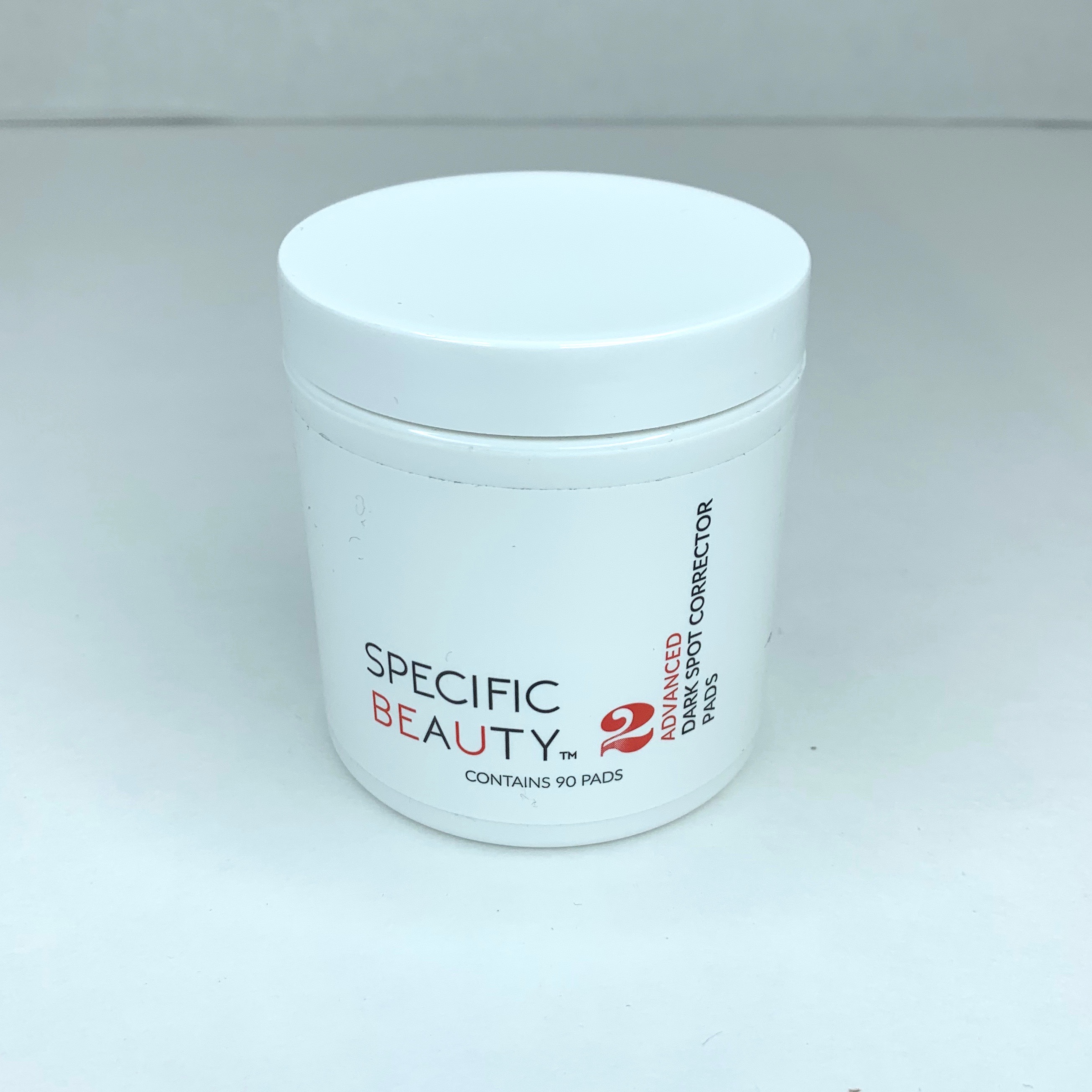 Specific Beauty Advanced Dark Spot Corrector Pads Front for Cocotique February 2020