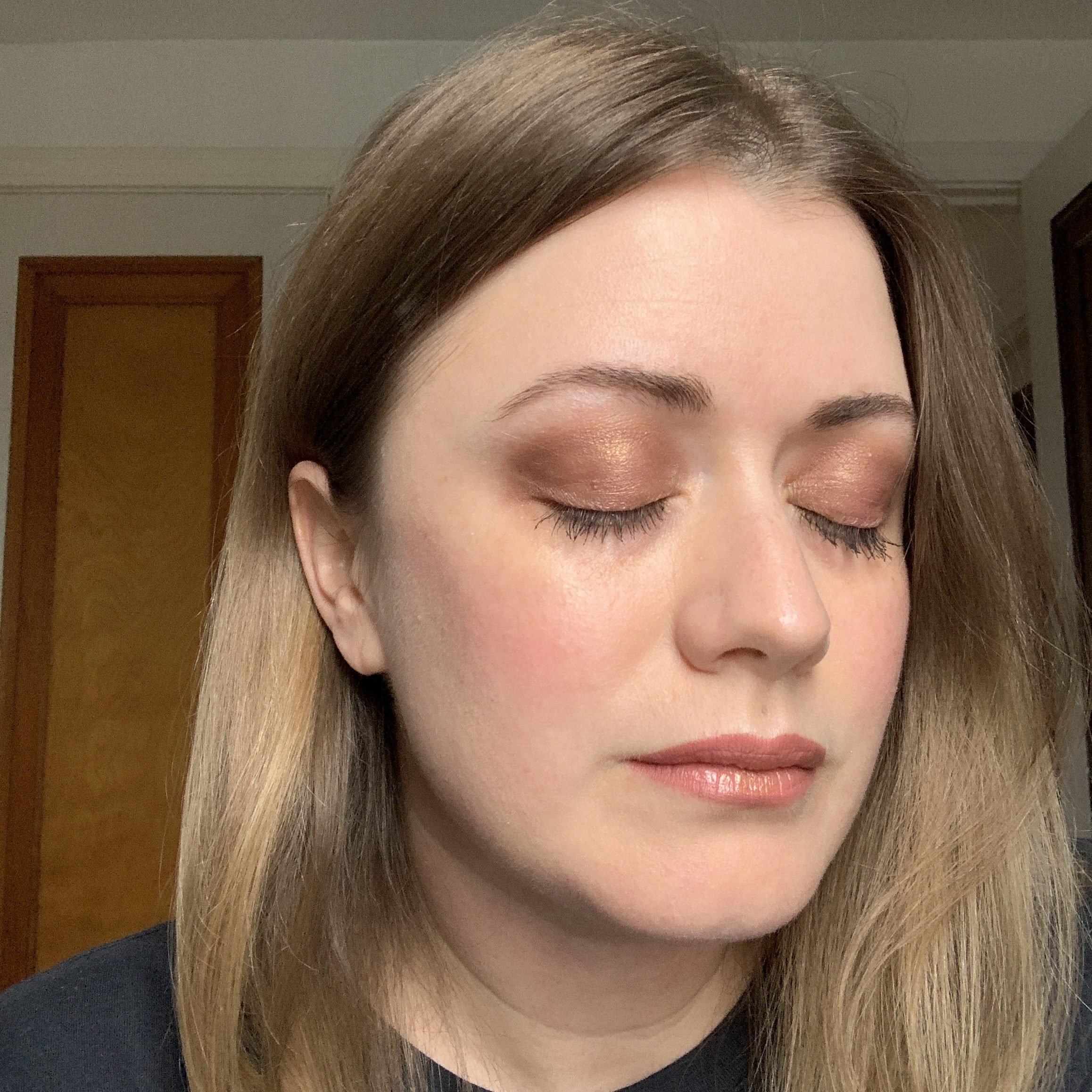 Tribe Beauty Wander Palette- eyes closed