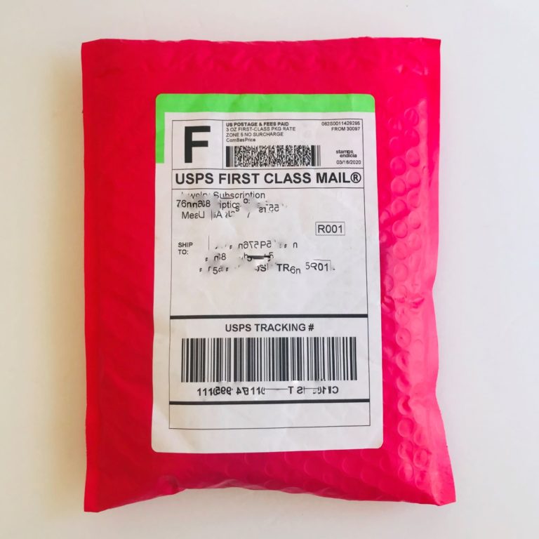 Jewelry Subscription Review March 2020 MSA