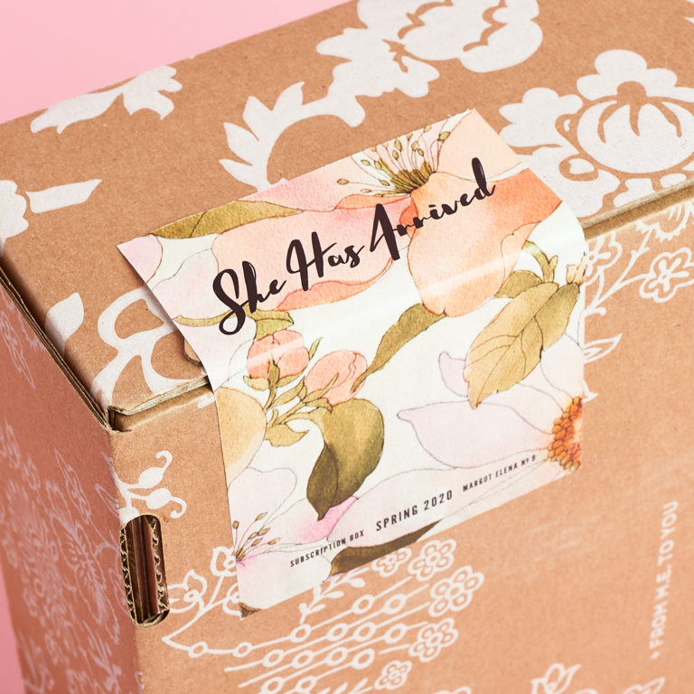 Margot Elena Subscription Box Review Spring 2020