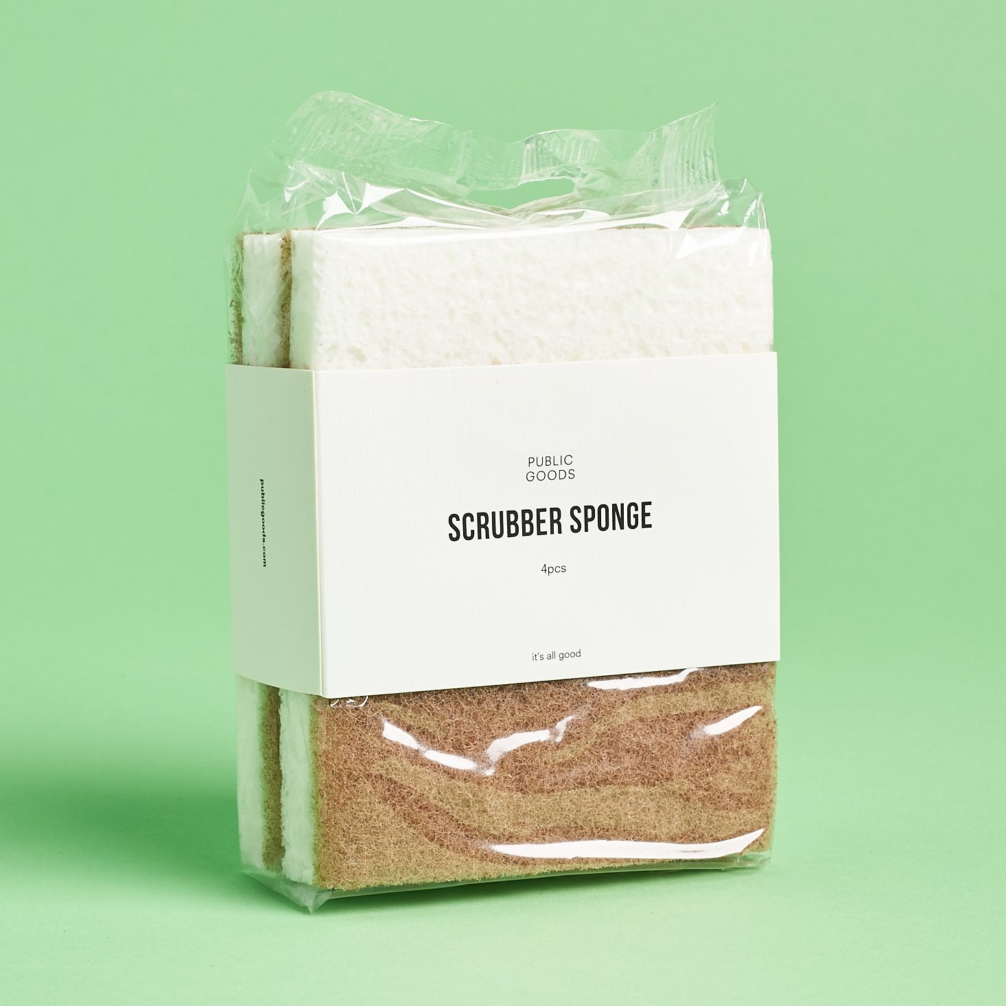 pack of 4 Public Goods Scrubber Sponges