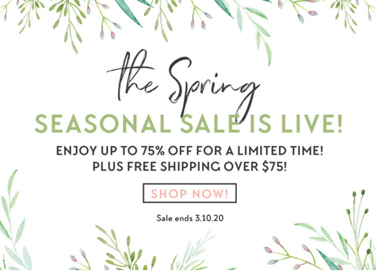 Bombay & Cedar Spring Sale – Up To 75% Off!
