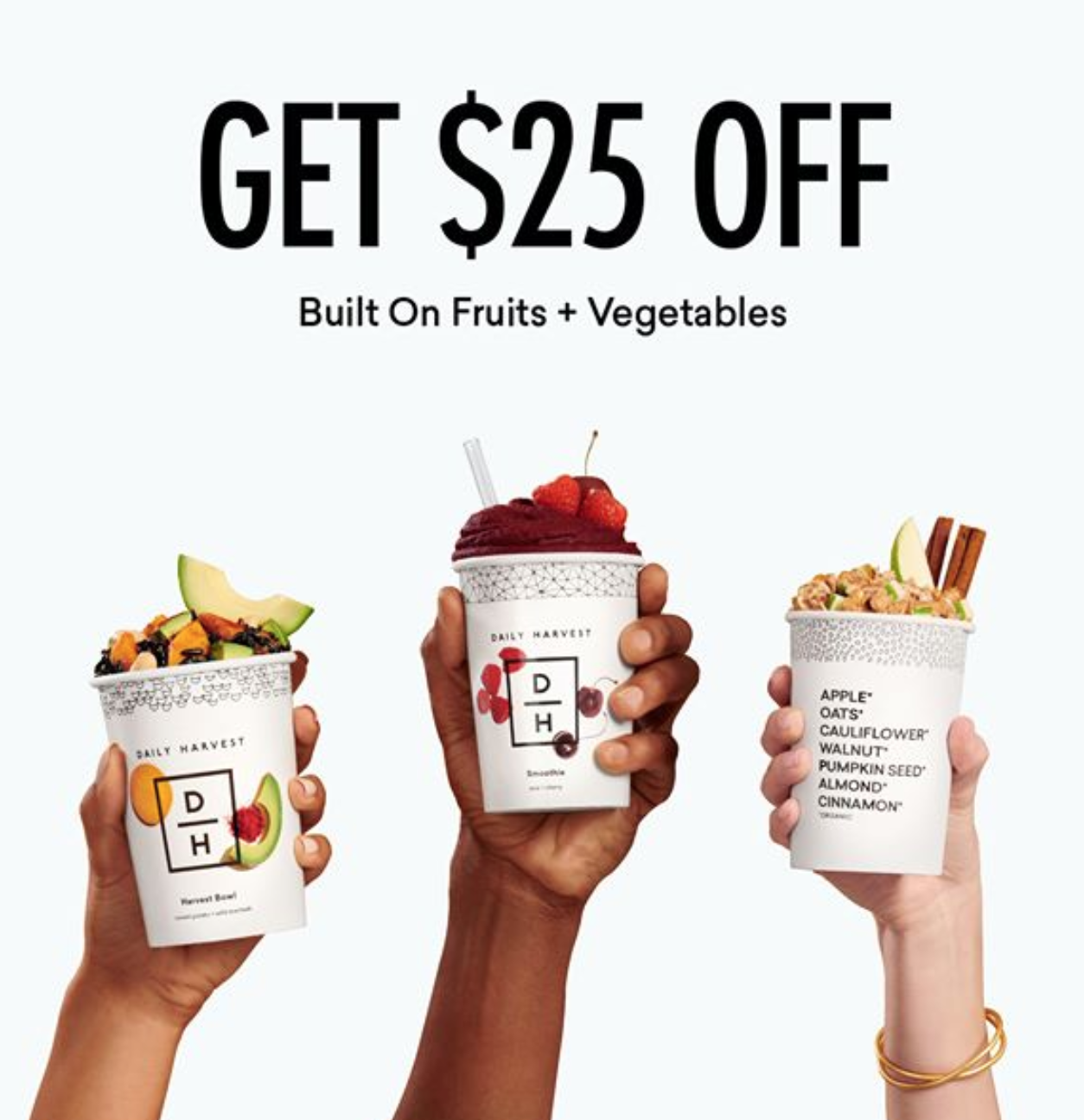 Daily Harvest Coupon – $25 Off Your First Box!