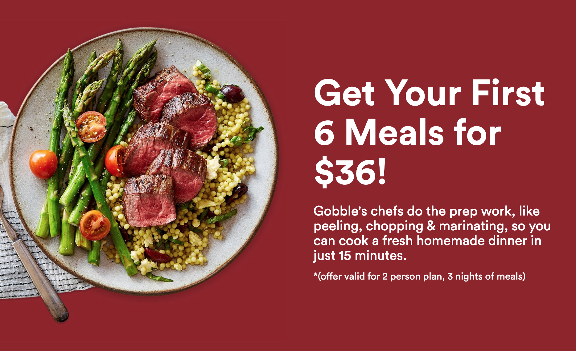 Gobble Meal Kit Deal – Get 6 Meals for $36!