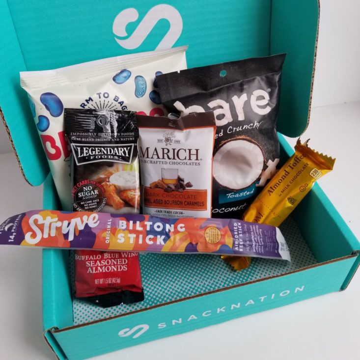 Snack Nation March 2020 all items