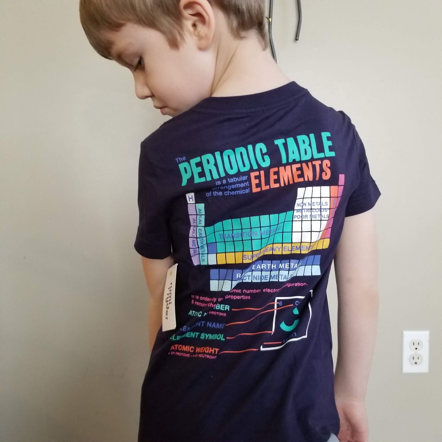 Stitch Fix Kids Boys March 2020 chemistry tee modeled back