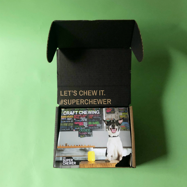Super Chewer March 2020 Box open 1