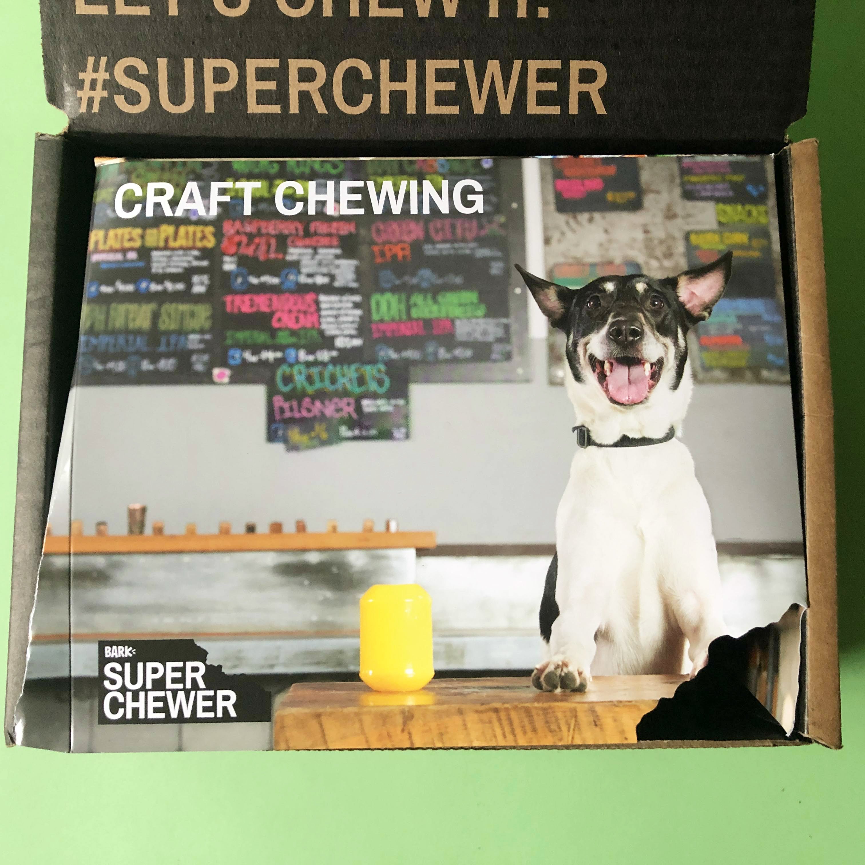 Super Chewer March 2020 Box open 2