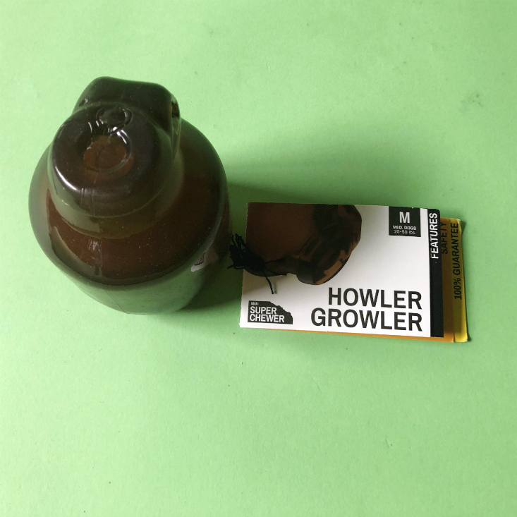 Super Chewer March 2020 Growler tag