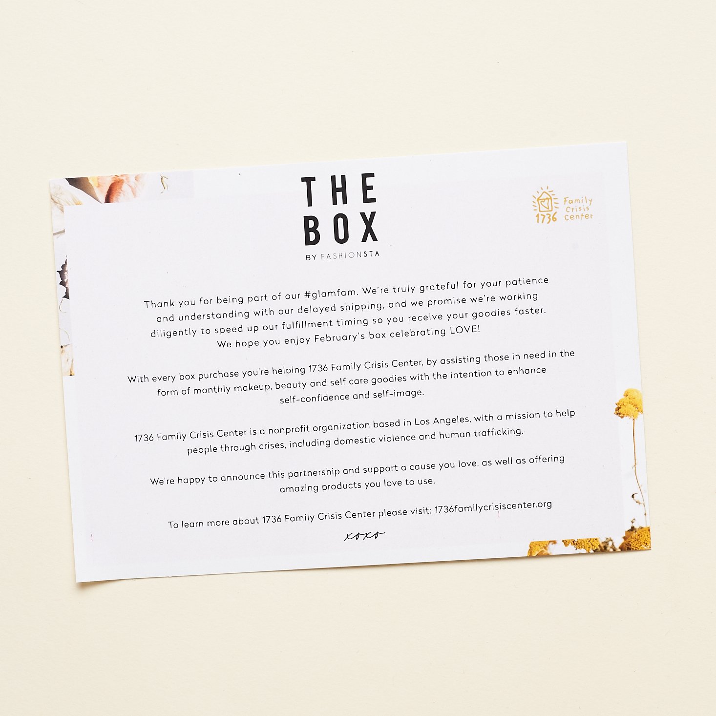The Box by Fashionsta Info card - front