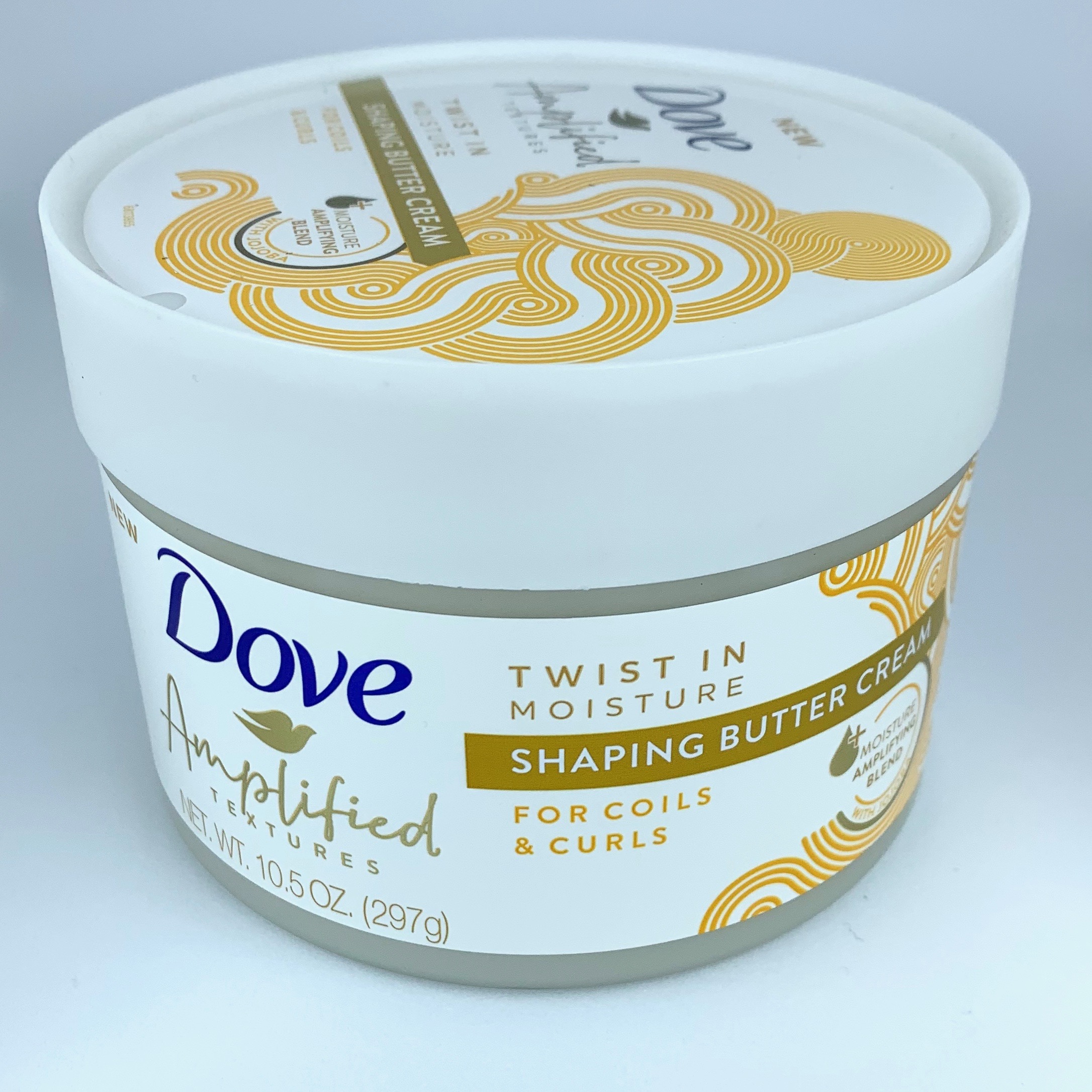 Dove Amplified Textures Twist-In Moisture Shaping Butter Cream Front for Cocotique April 2020