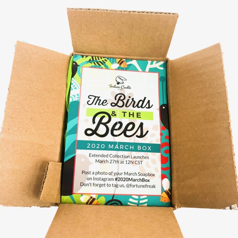 Fortune Cookie Soap Box Review March 2020 MSA