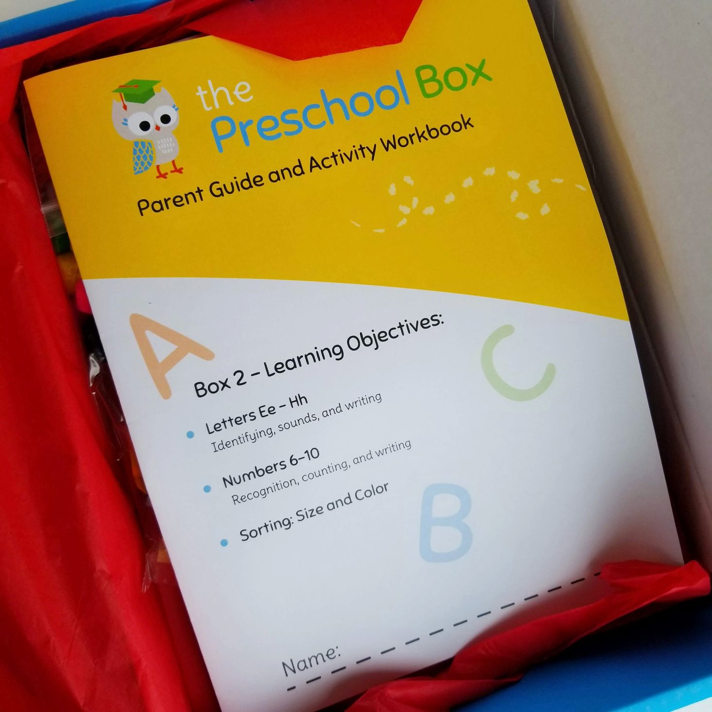 Preschool box 2 March 2020 instruction book cover