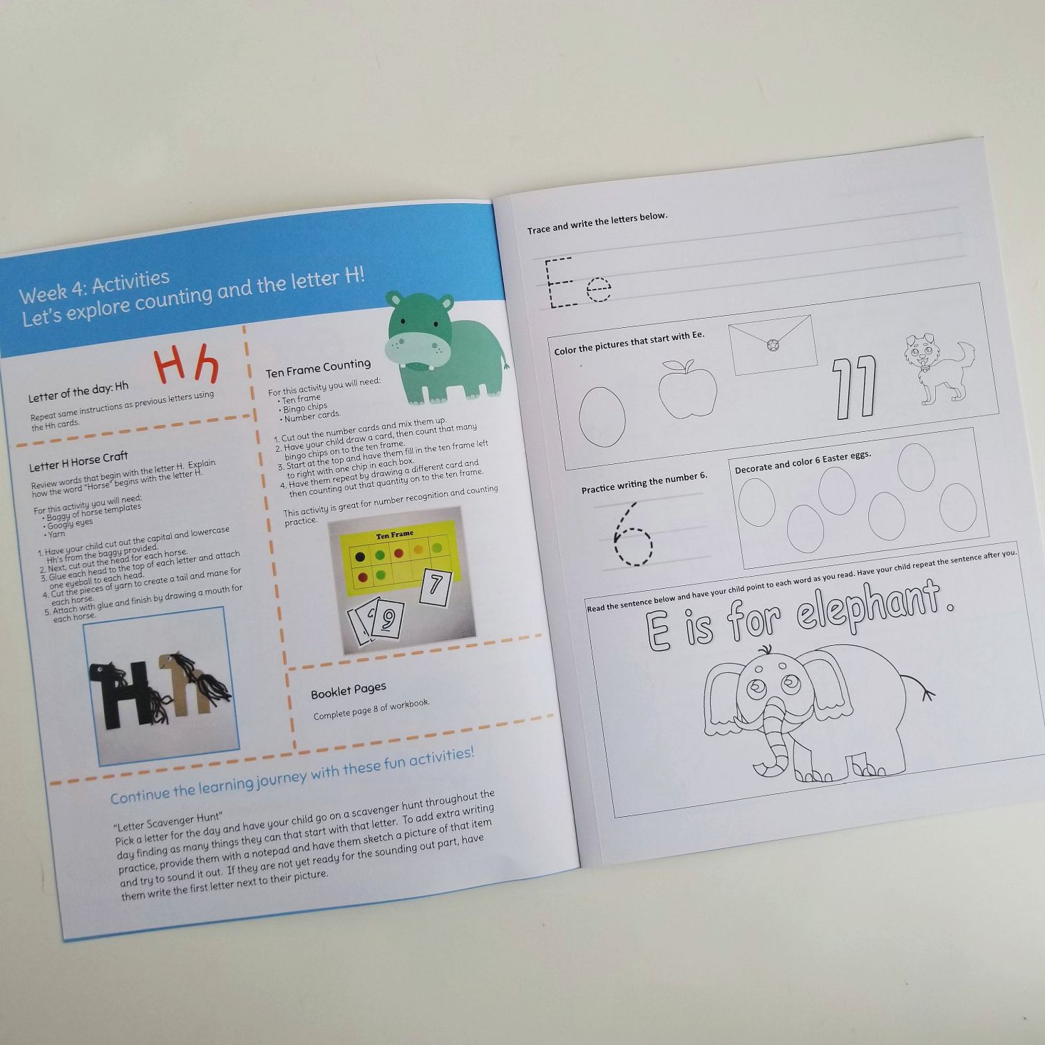 Preschool box 2 March 2020 lesson guide 1