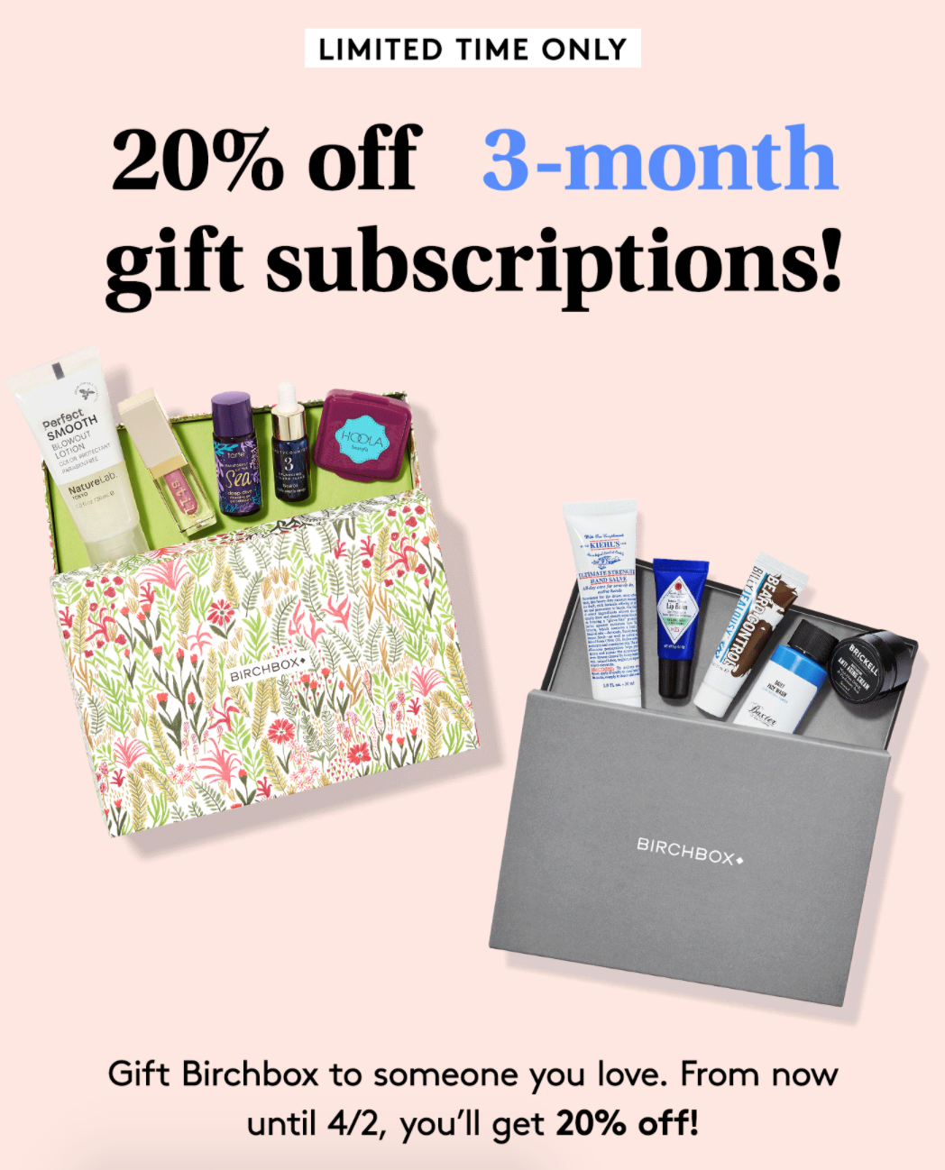 Save 20% Off Birchbox Gift Subscriptions!