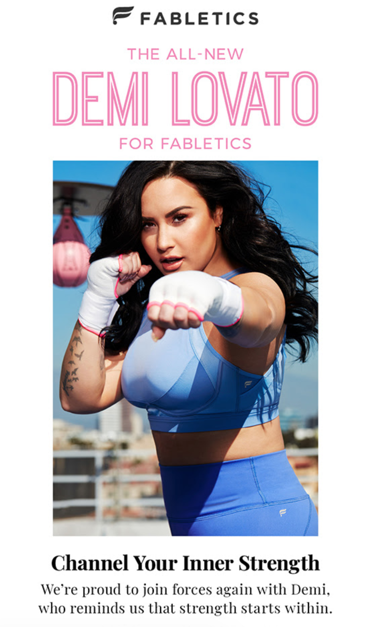 New Fabletics x Demi Lovato Collection Available Now!