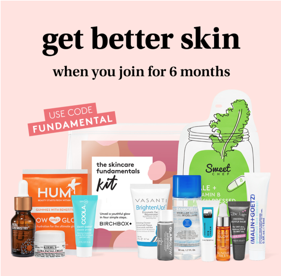 Birchbox Coupon – FREE Good Skincare Fundamentals Kit With Subscription