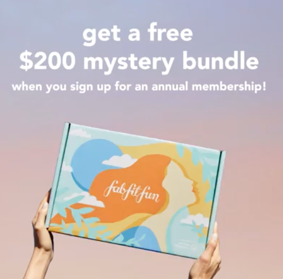 FREE $200 Value Mystery Bundle with Annual FabFitFun Subscription!