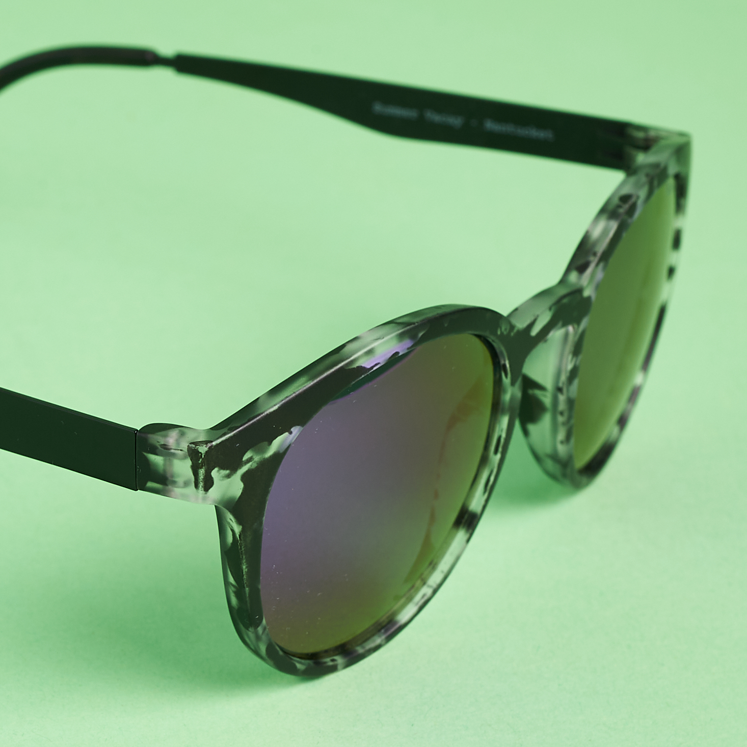 close up of Summer Vacay sunglasses