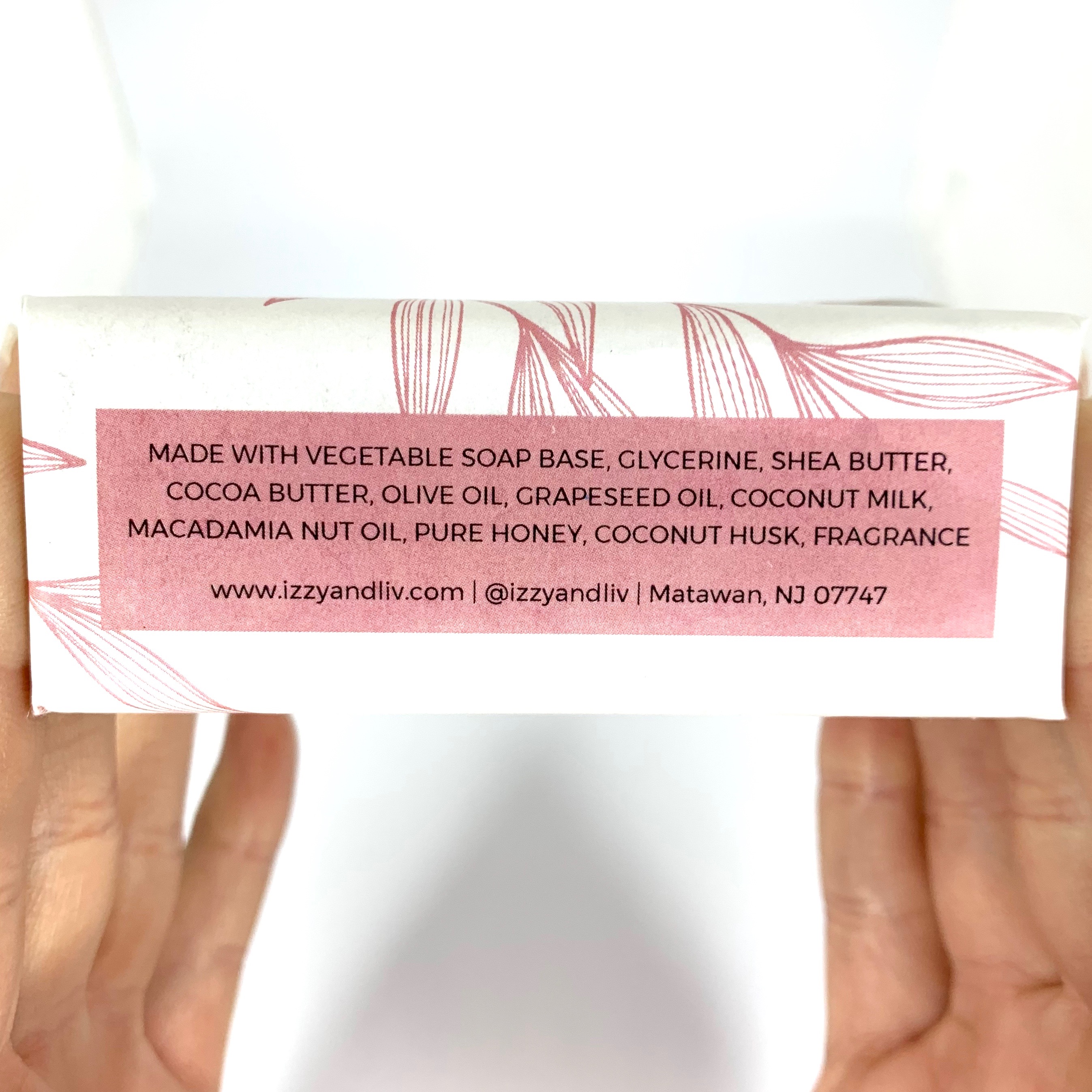 Natural Bar Soap Info for Brown Sugar Box May 2020