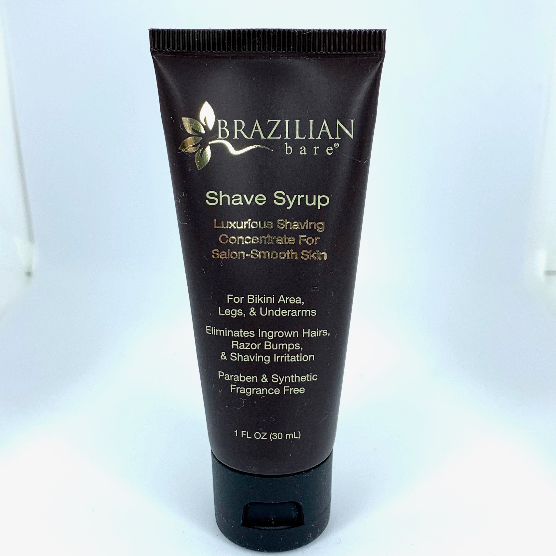 Brazilian Bare Shave Syrup Front for Cocotique May 2020