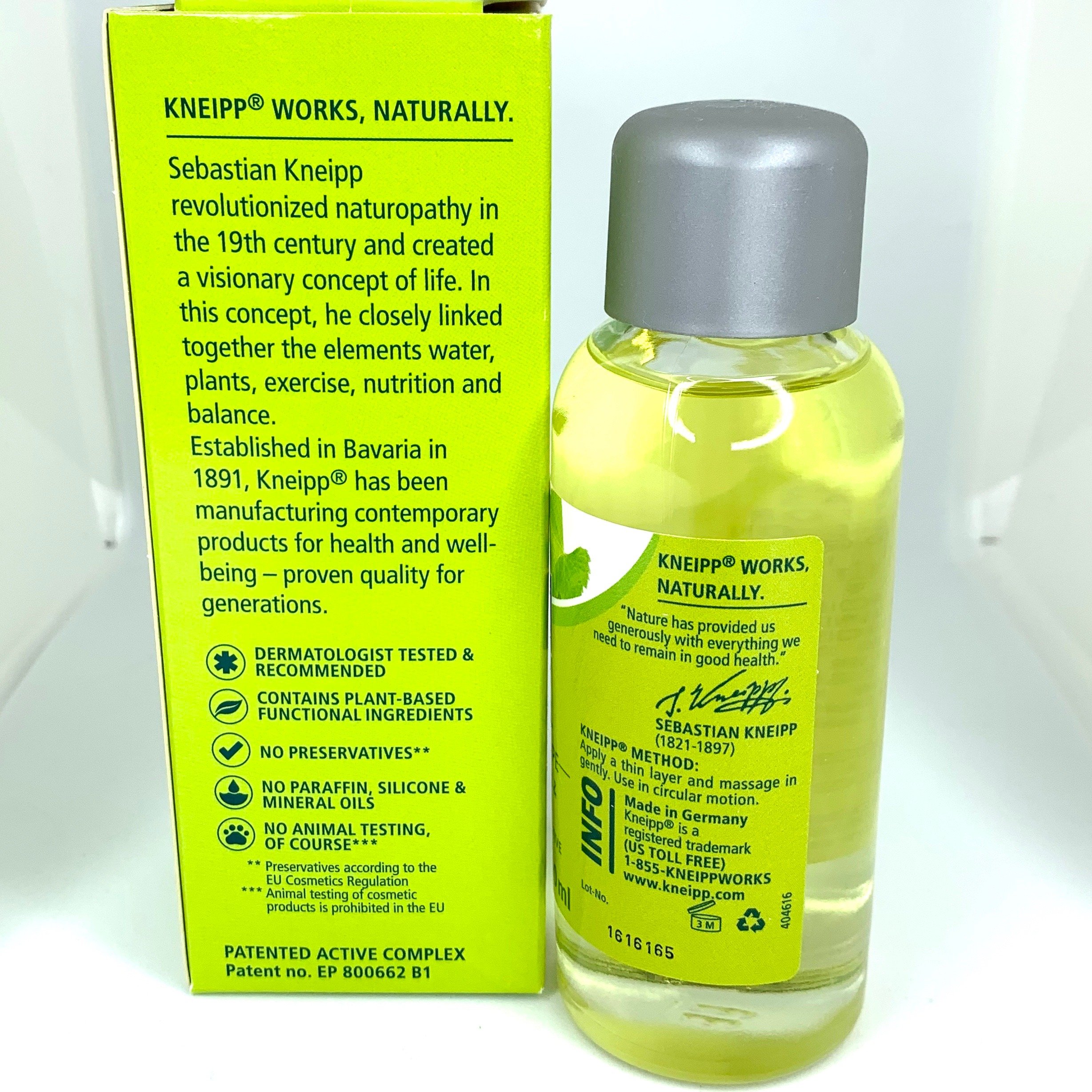 Kneipp Body Oil Beautiful Shape Back for Cocotique May 2020